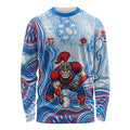 Newcastle Knights NAIDOC Week 2026 Long Sleeve Shirt First Nations of Australia Aboriginal Mascot Rugby