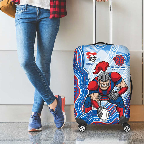 Newcastle Knights NAIDOC Week 2026 Luggage Cover First Nations of Australia Aboriginal Mascot Rugby