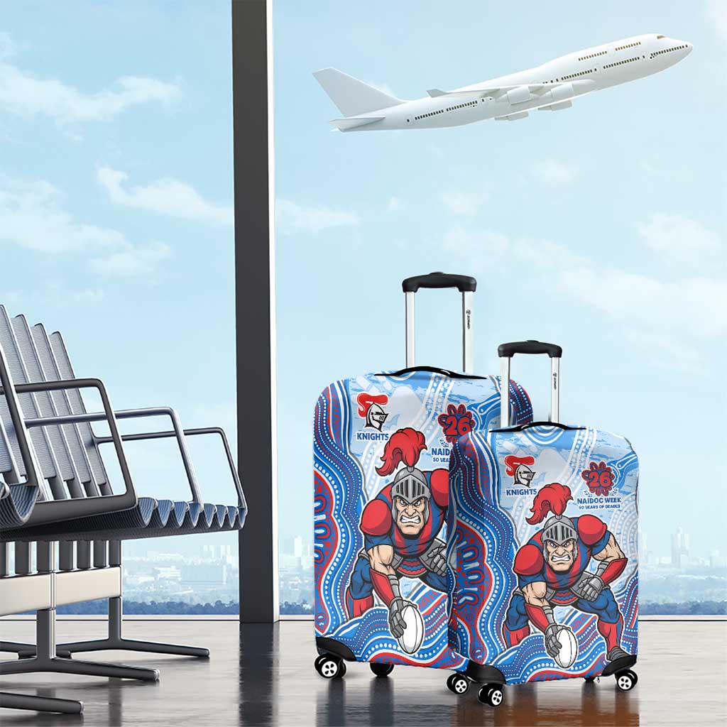 Newcastle Knights NAIDOC Week 2026 Luggage Cover First Nations of Australia Aboriginal Mascot Rugby