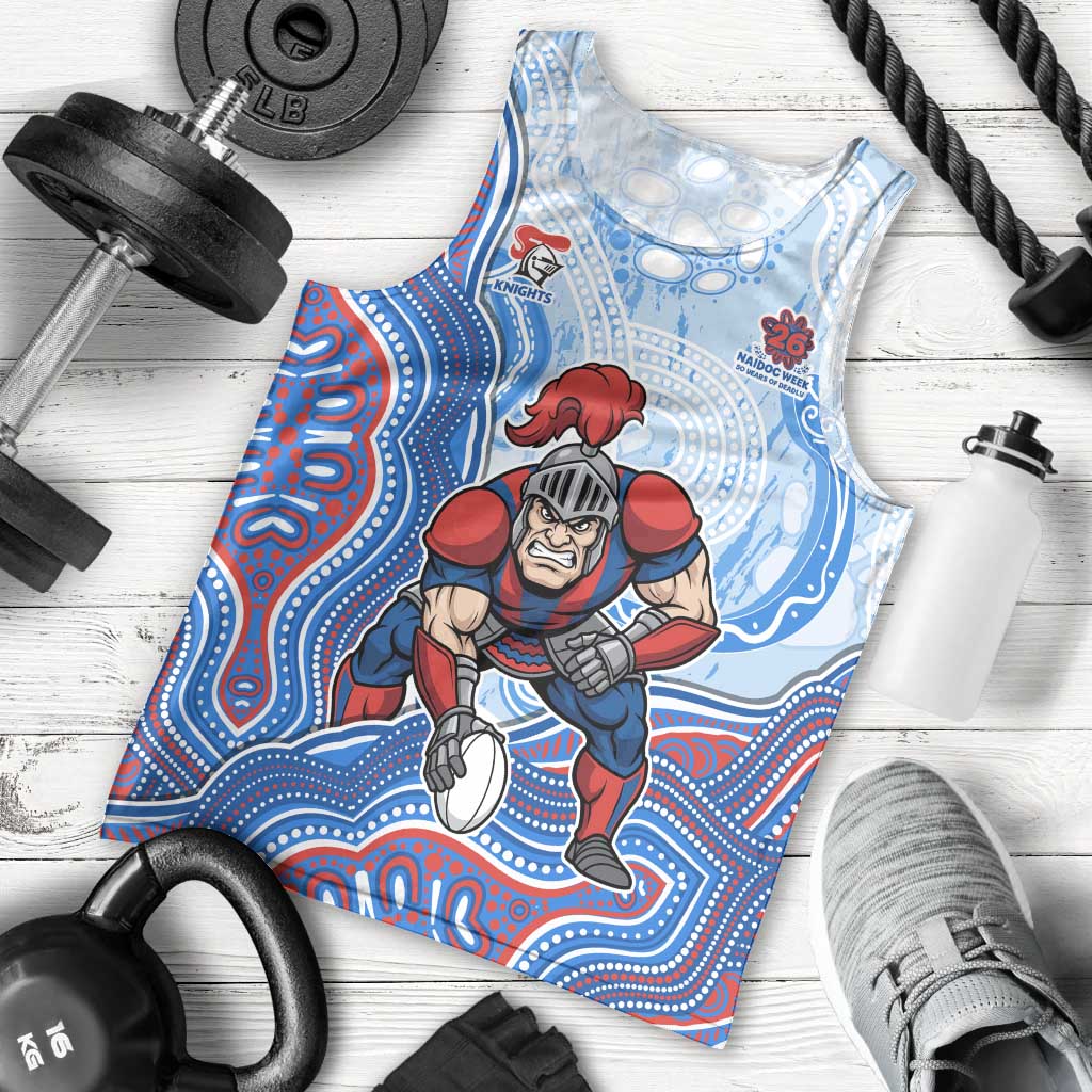 Newcastle Knights NAIDOC Week 2026 Men Tank Top First Nations of Australia Aboriginal Mascot Rugby