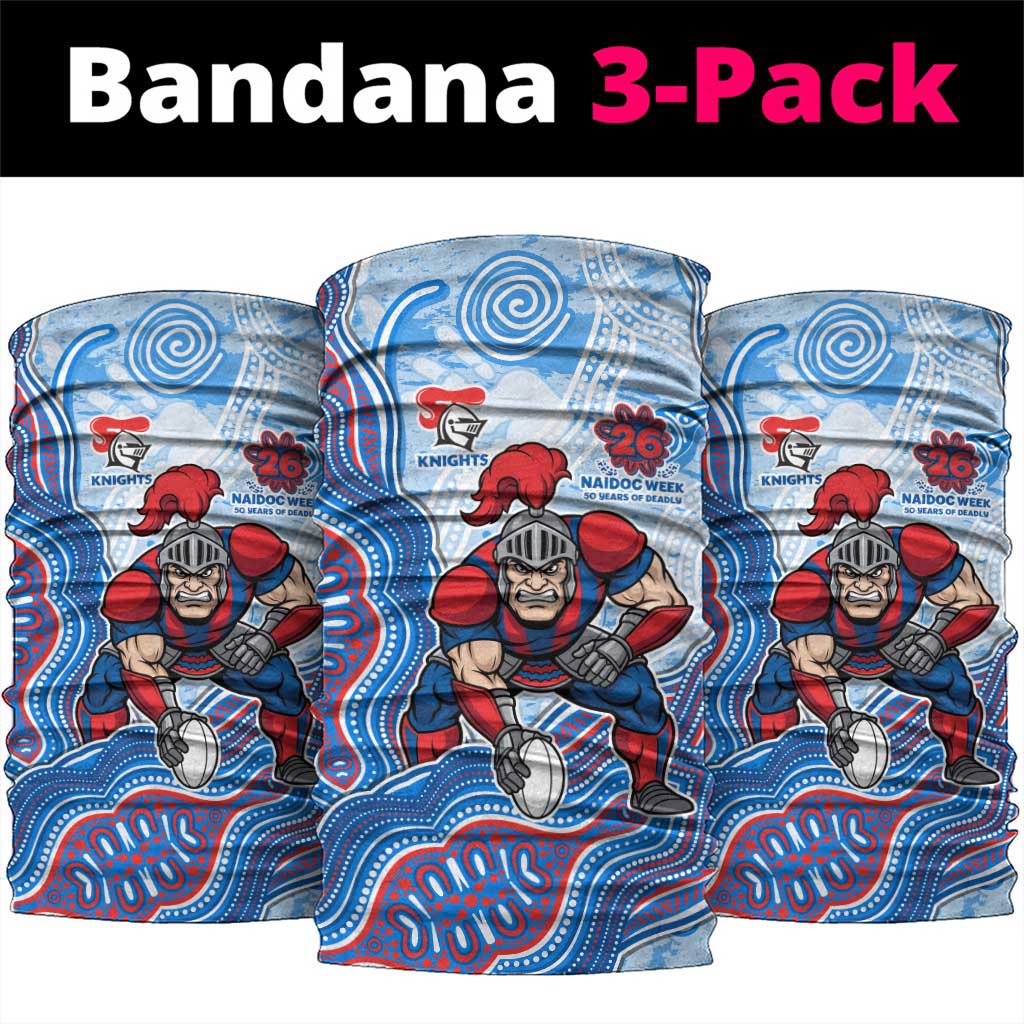 Newcastle Knights NAIDOC Week 2026 Neck Gaiter First Nations of Australia Aboriginal Mascot Rugby