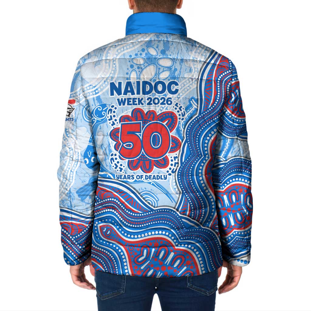 Newcastle Knights NAIDOC Week 2026 Padded Jacket First Nations of Australia Aboriginal Mascot Rugby