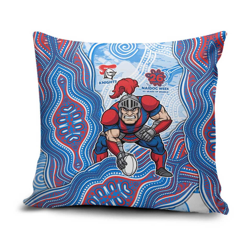 Newcastle Knights NAIDOC Week 2026 Pillow Cover First Nations of Australia Aboriginal Mascot Rugby