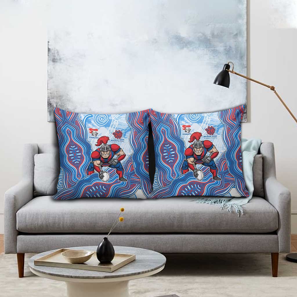 Newcastle Knights NAIDOC Week 2026 Pillow Cover First Nations of Australia Aboriginal Mascot Rugby