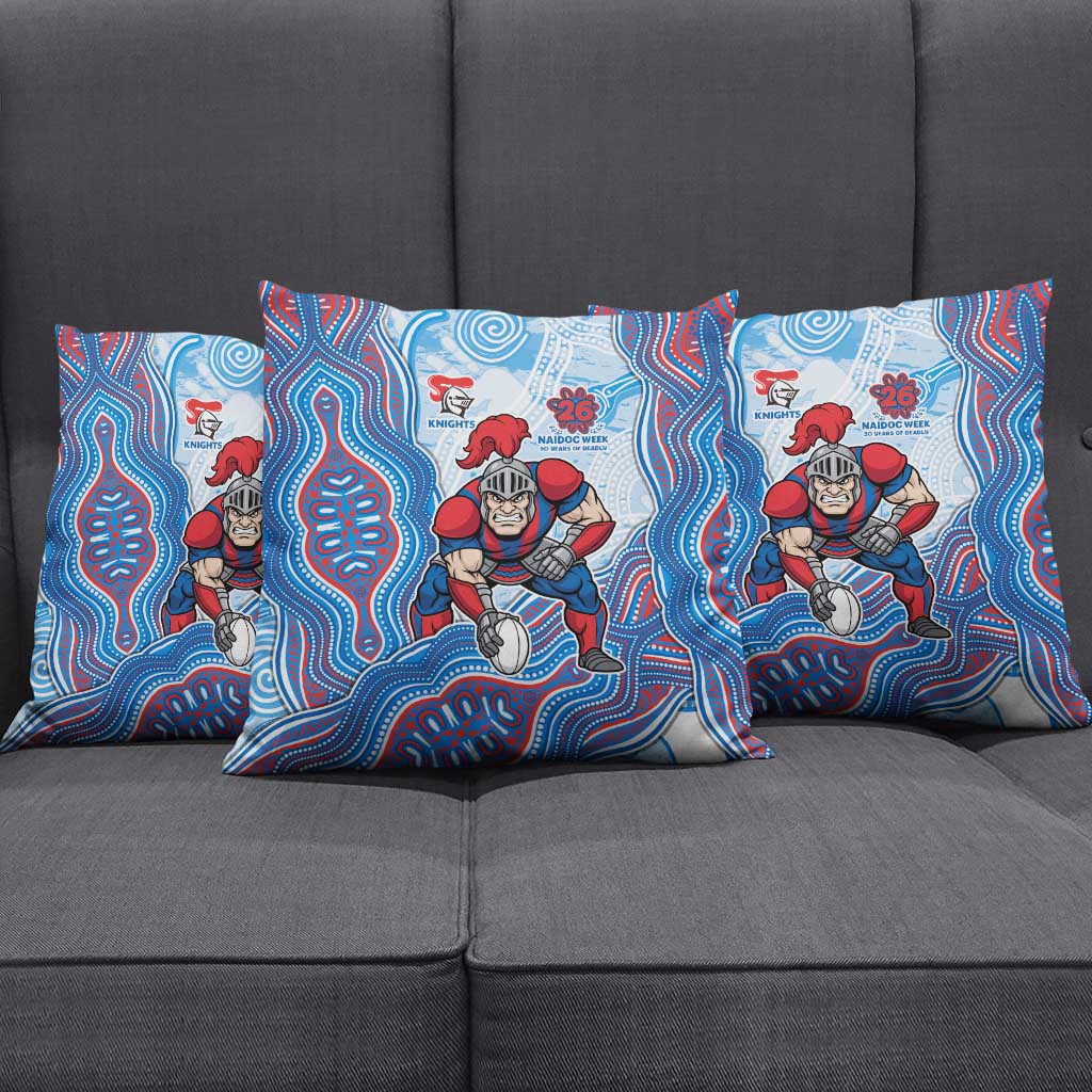Newcastle Knights NAIDOC Week 2026 Pillow Cover First Nations of Australia Aboriginal Mascot Rugby