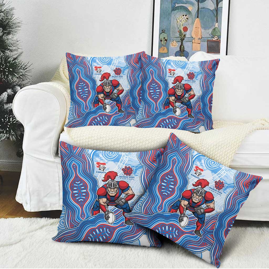 Newcastle Knights NAIDOC Week 2026 Pillow Cover First Nations of Australia Aboriginal Mascot Rugby