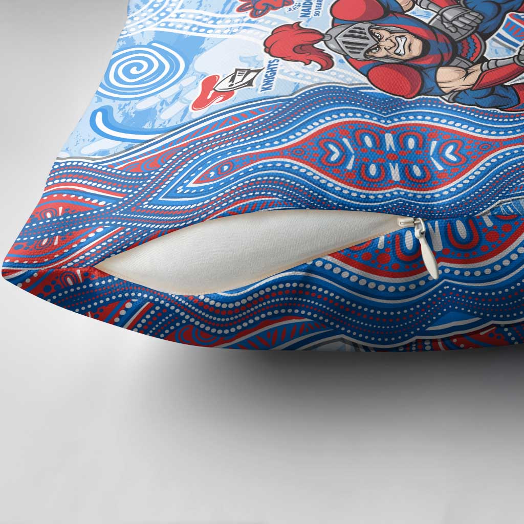 Newcastle Knights NAIDOC Week 2026 Pillow Cover First Nations of Australia Aboriginal Mascot Rugby