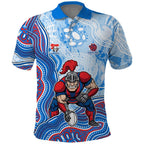 Newcastle Knights NAIDOC Week 2026 Polo Shirt First Nations of Australia Aboriginal Mascot Rugby