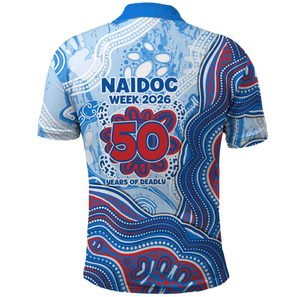 Newcastle Knights NAIDOC Week 2026 Polo Shirt First Nations of Australia Aboriginal Mascot Rugby