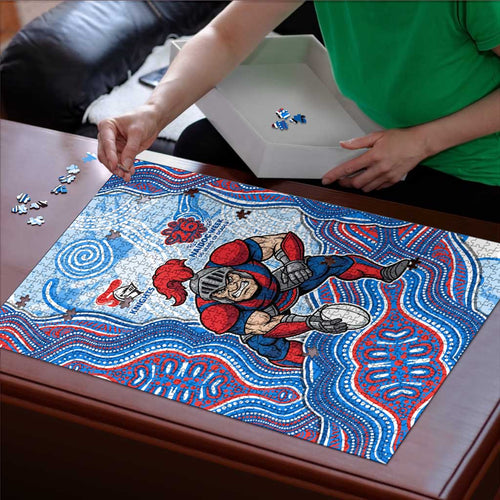 Newcastle Knights NAIDOC Week 2026 Puzzle First Nations of Australia Aboriginal Mascot Rugby