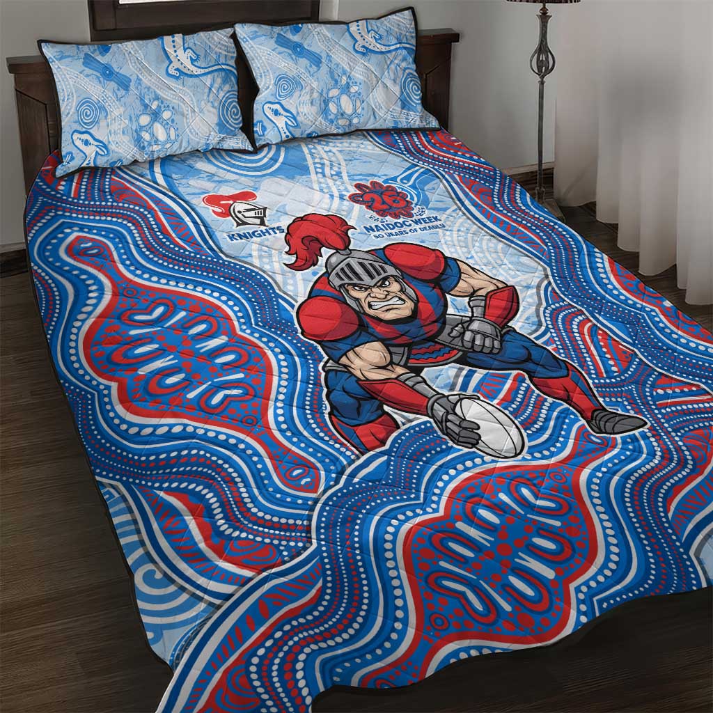 Newcastle Knights NAIDOC Week 2026 Quilt Bed Set First Nations of Australia Aboriginal Mascot Rugby