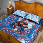 Newcastle Knights NAIDOC Week 2026 Quilt Bed Set First Nations of Australia Aboriginal Mascot Rugby