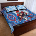 Newcastle Knights NAIDOC Week 2026 Quilt Bed Set First Nations of Australia Aboriginal Mascot Rugby