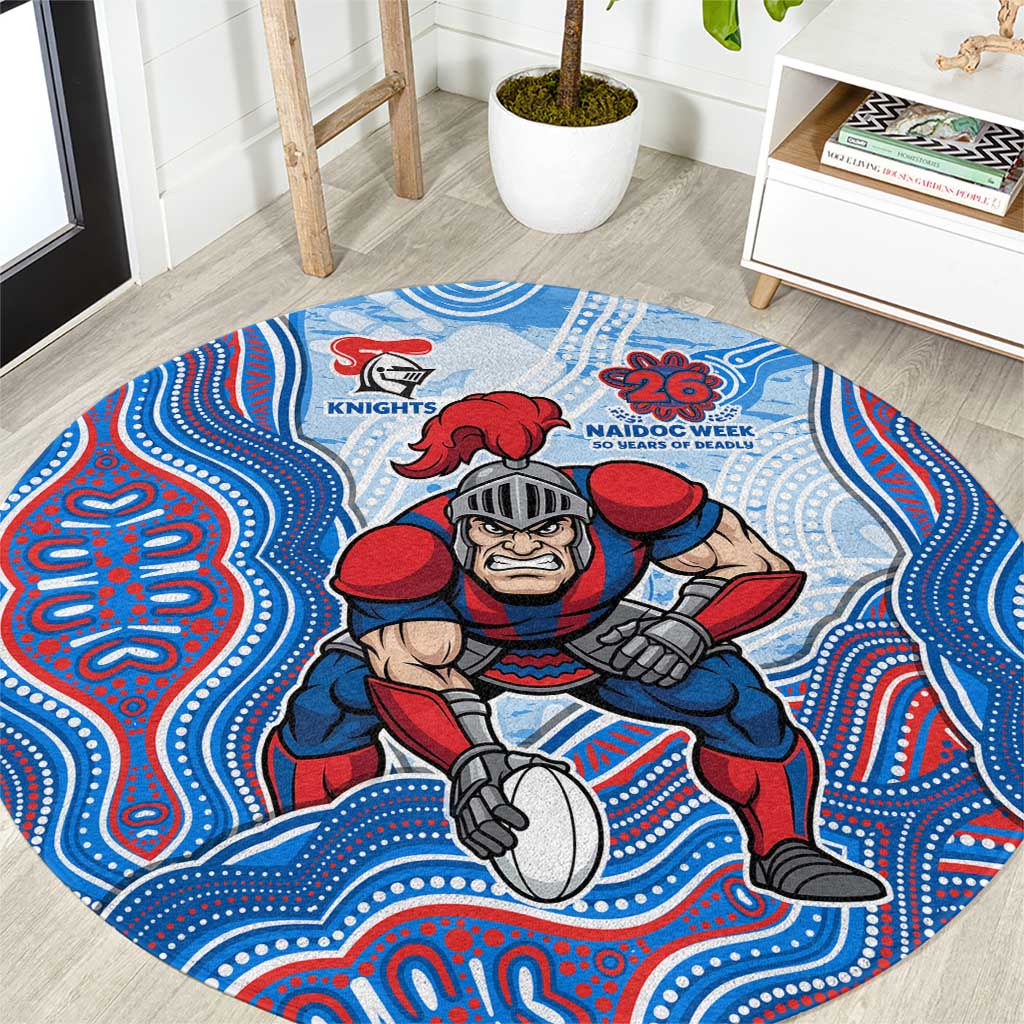 Newcastle Knights NAIDOC Week 2026 Round Carpet First Nations of Australia Aboriginal Mascot Rugby