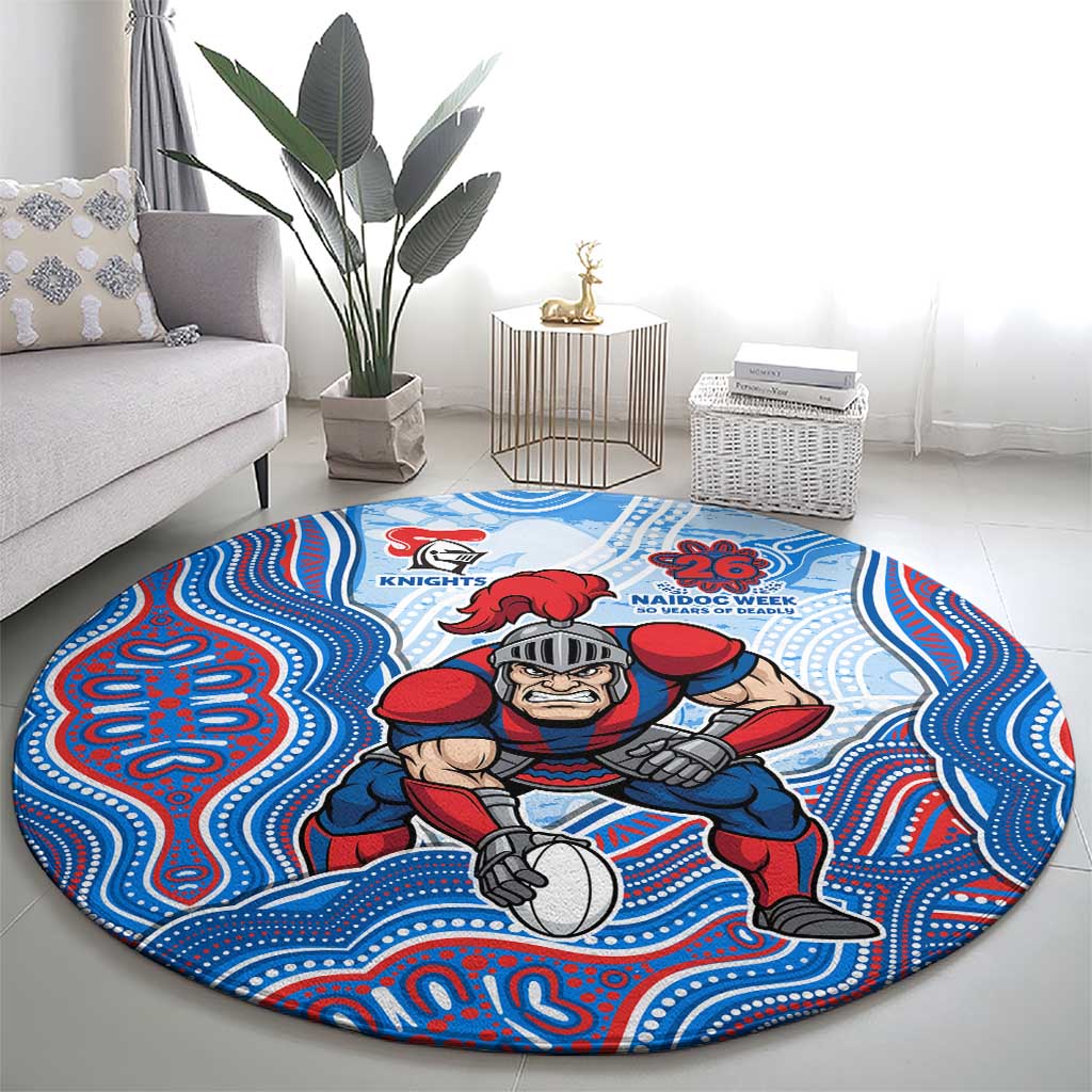 Newcastle Knights NAIDOC Week 2026 Round Carpet First Nations of Australia Aboriginal Mascot Rugby