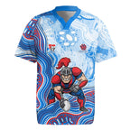 Newcastle Knights NAIDOC Week 2026 Rugby Jersey First Nations of Australia Aboriginal Mascot Rugby