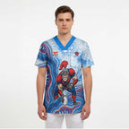 Newcastle Knights NAIDOC Week 2026 Scrub Top First Nations of Australia Aboriginal Mascot Rugby