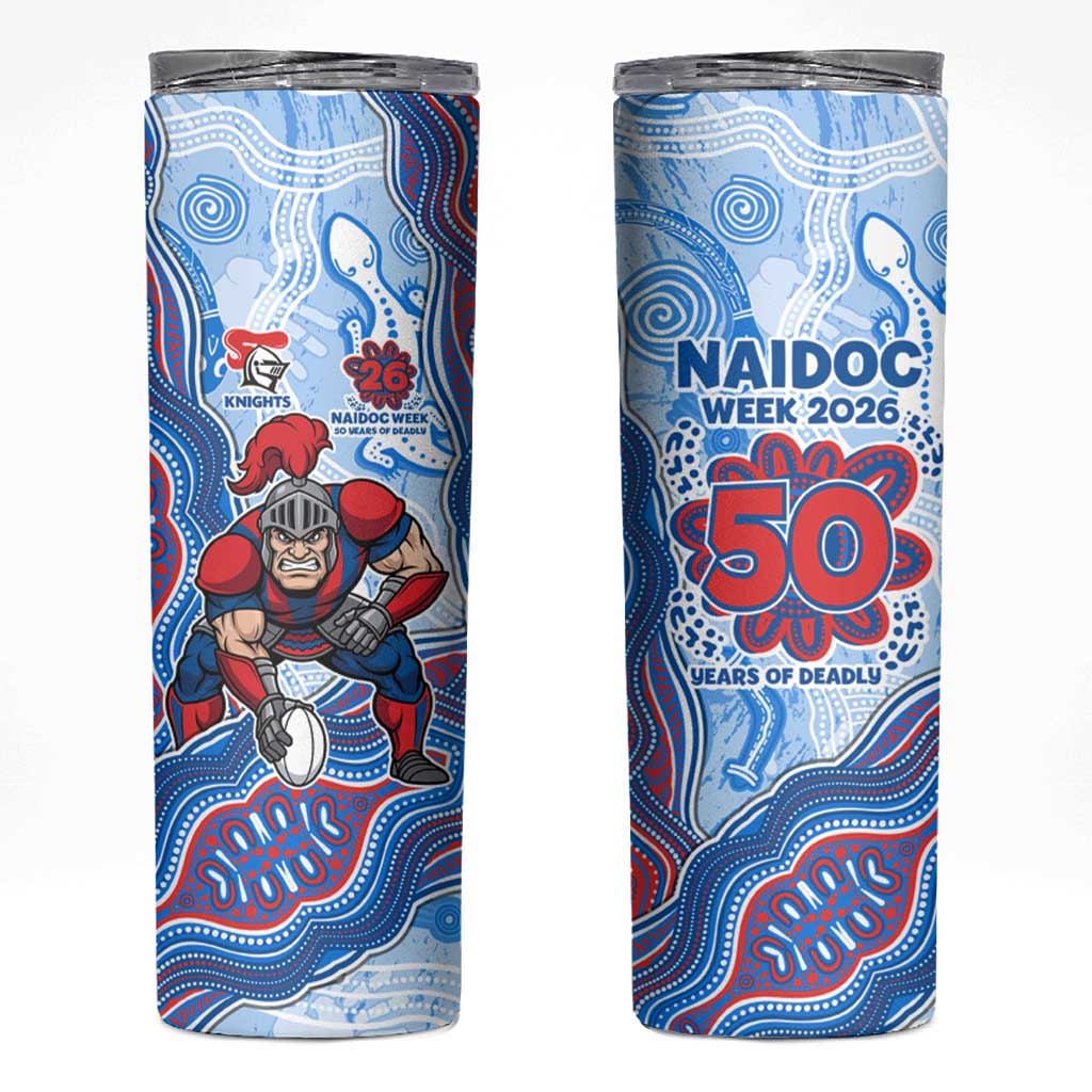 Newcastle Knights NAIDOC Week 2026 Skinny Tumbler First Nations of Australia Aboriginal Mascot Rugby