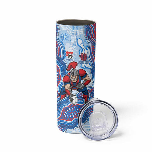 Newcastle Knights NAIDOC Week 2026 Skinny Tumbler First Nations of Australia Aboriginal Mascot Rugby