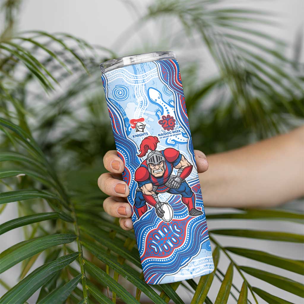 Newcastle Knights NAIDOC Week 2026 Skinny Tumbler First Nations of Australia Aboriginal Mascot Rugby