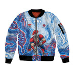 Newcastle Knights NAIDOC Week 2026 Sleeve Zip Bomber Jacket First Nations of Australia Aboriginal Mascot Rugby