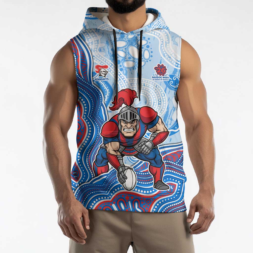 Newcastle Knights NAIDOC Week 2026 Sleeveless Hoodie First Nations of Australia Aboriginal Mascot Rugby