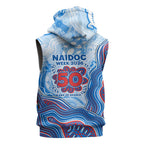Newcastle Knights NAIDOC Week 2026 Sleeveless Zip Hoodie First Nations of Australia Aboriginal Mascot Rugby
