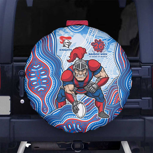 Newcastle Knights NAIDOC Week 2026 Spare Tire Cover First Nations of Australia Aboriginal Mascot Rugby