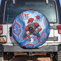 Newcastle Knights NAIDOC Week 2026 Spare Tire Cover First Nations of Australia Aboriginal Mascot Rugby