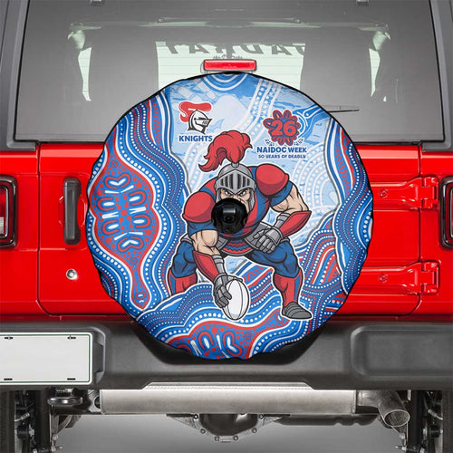 Newcastle Knights NAIDOC Week 2026 Spare Tire Cover First Nations of Australia Aboriginal Mascot Rugby