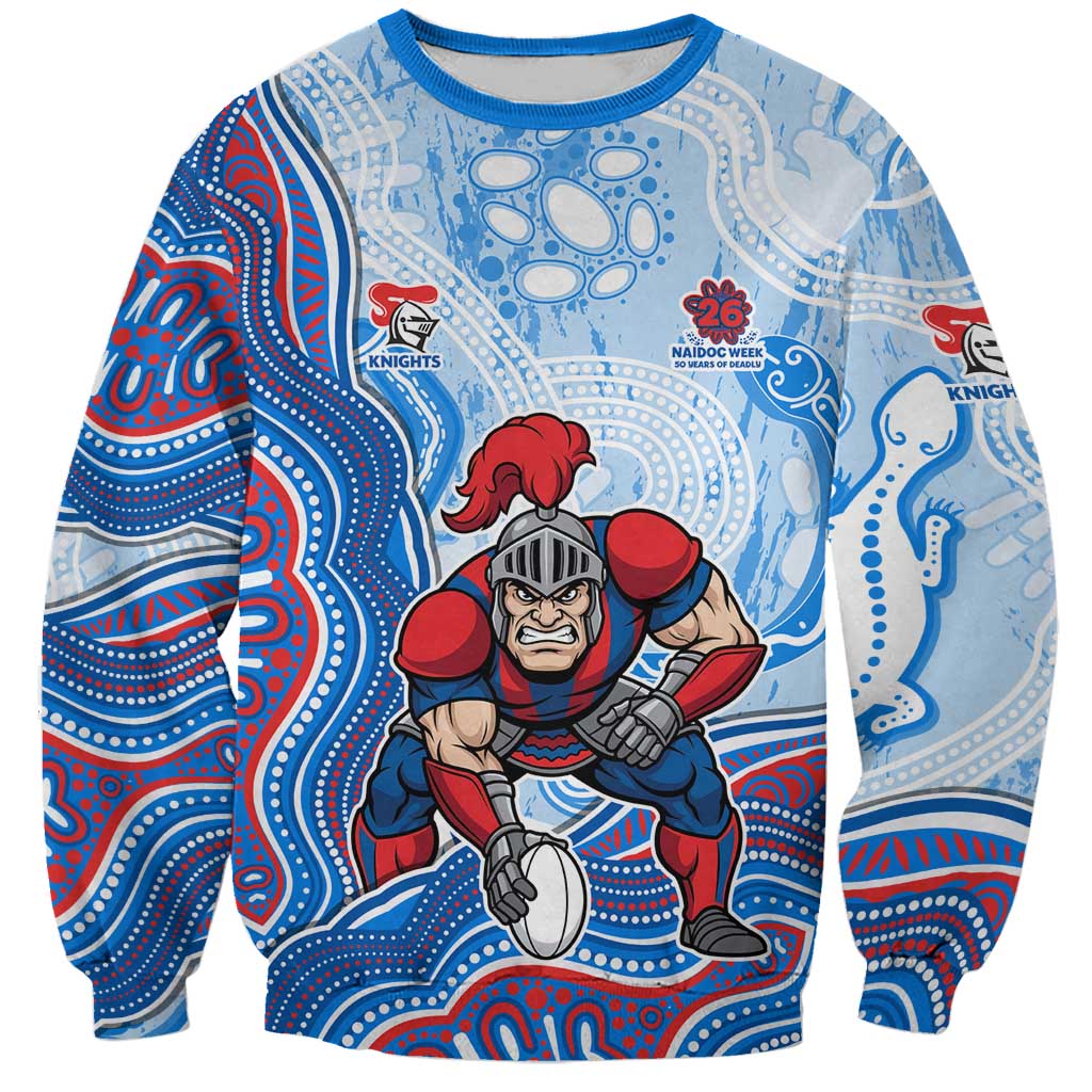 Newcastle Knights NAIDOC Week 2026 Sweatshirt First Nations of Australia Aboriginal Mascot Rugby