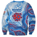 Newcastle Knights NAIDOC Week 2026 Sweatshirt First Nations of Australia Aboriginal Mascot Rugby