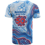 Newcastle Knights NAIDOC Week 2026 T Shirt First Nations of Australia Aboriginal Mascot Rugby