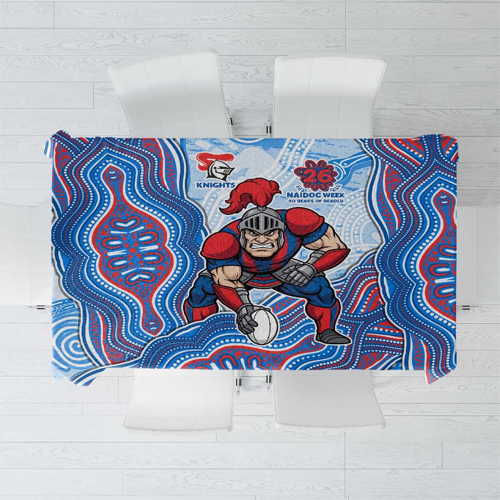 Newcastle Knights NAIDOC Week 2026 Tablecloth First Nations of Australia Aboriginal Mascot Rugby