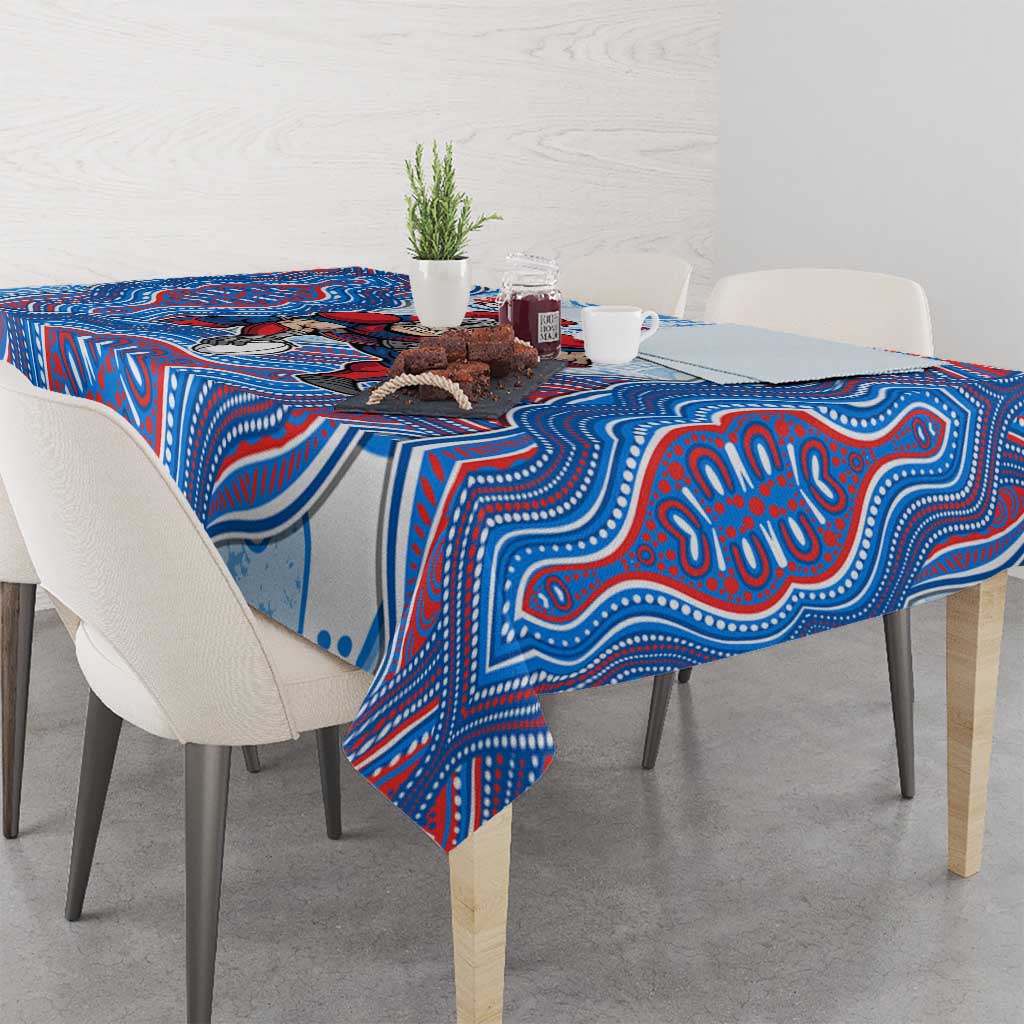 Newcastle Knights NAIDOC Week 2026 Tablecloth First Nations of Australia Aboriginal Mascot Rugby