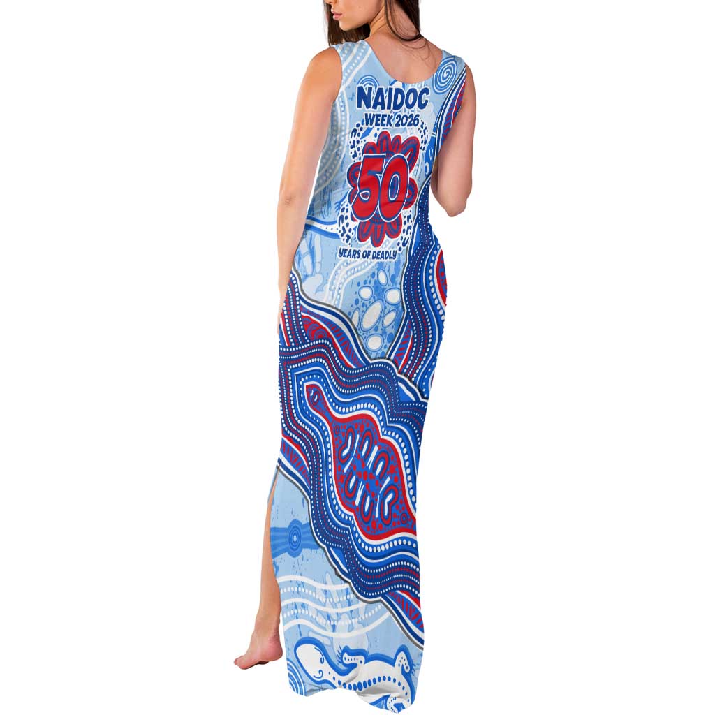 Newcastle Knights NAIDOC Week 2026 Tank Maxi Dress First Nations of Australia Aboriginal Mascot Rugby