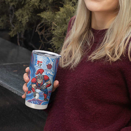 Newcastle Knights NAIDOC Week 2026 Tumbler Cup First Nations of Australia Aboriginal Mascot Rugby