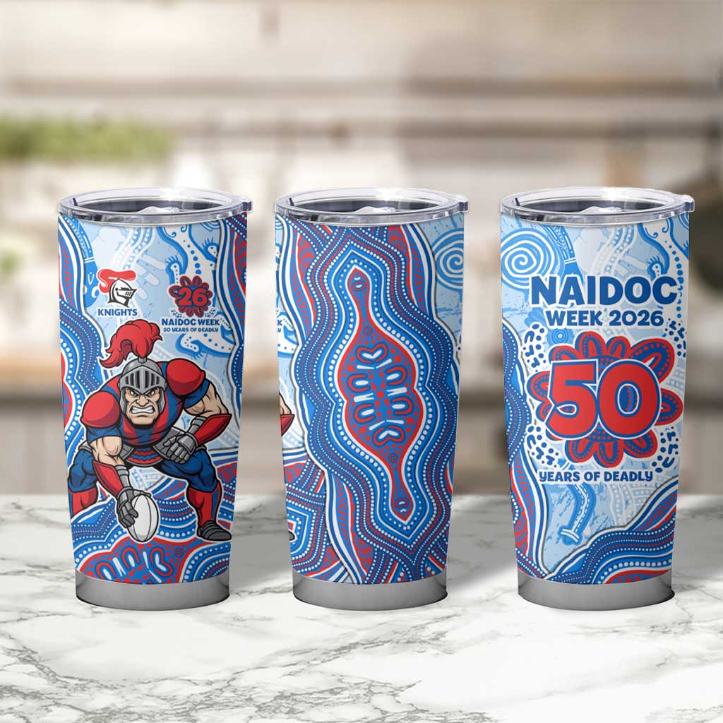 Newcastle Knights NAIDOC Week 2026 Tumbler Cup First Nations of Australia Aboriginal Mascot Rugby