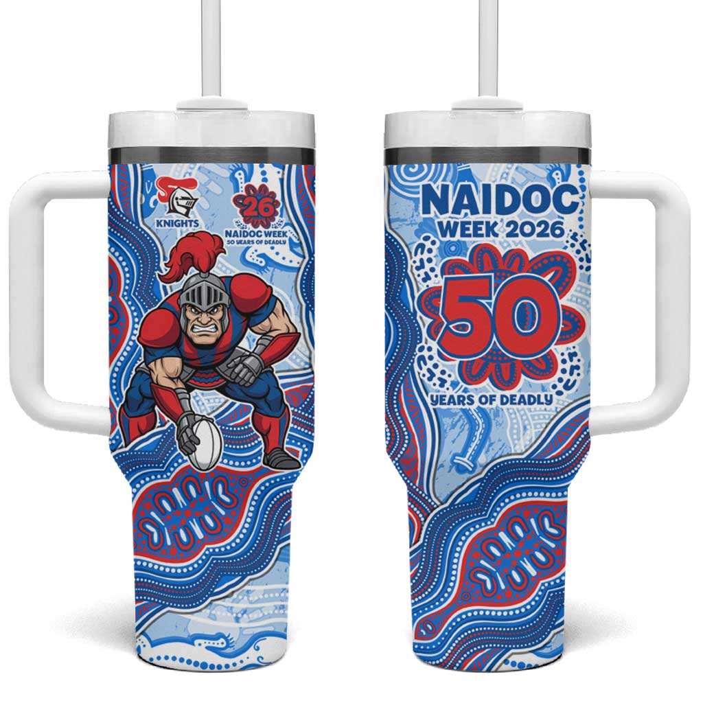 Newcastle Knights NAIDOC Week 2026 Tumbler With Handle First Nations of Australia Aboriginal Mascot Rugby