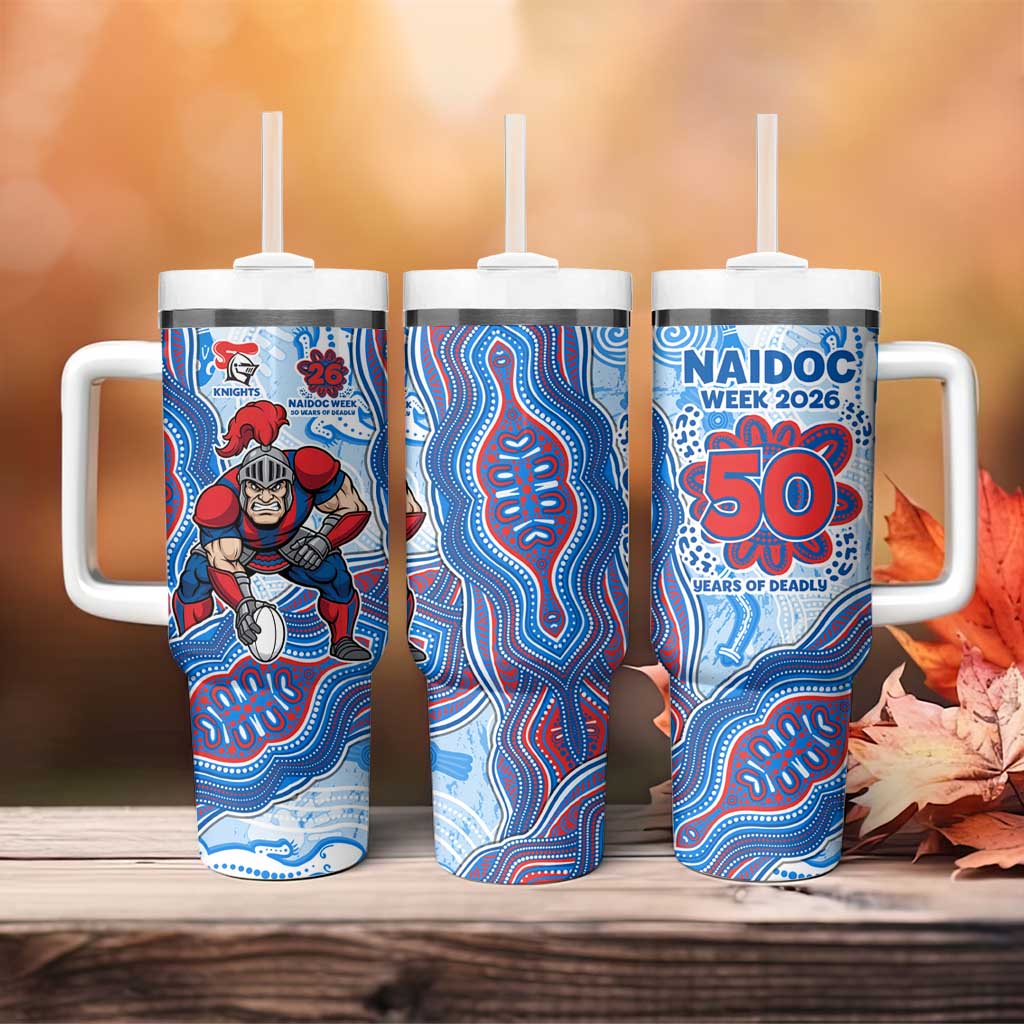 Newcastle Knights NAIDOC Week 2026 Tumbler With Handle First Nations of Australia Aboriginal Mascot Rugby