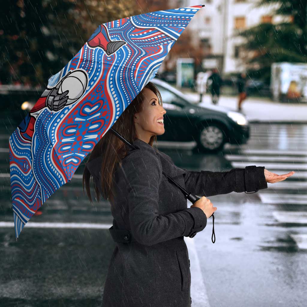 Newcastle Knights NAIDOC Week 2026 Umbrella First Nations of Australia Aboriginal Mascot Rugby