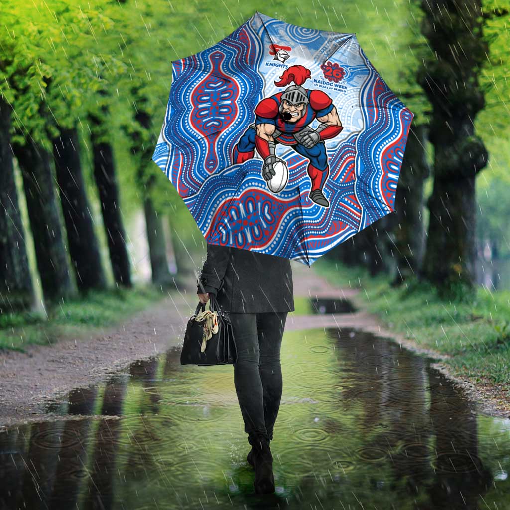 Newcastle Knights NAIDOC Week 2026 Umbrella First Nations of Australia Aboriginal Mascot Rugby