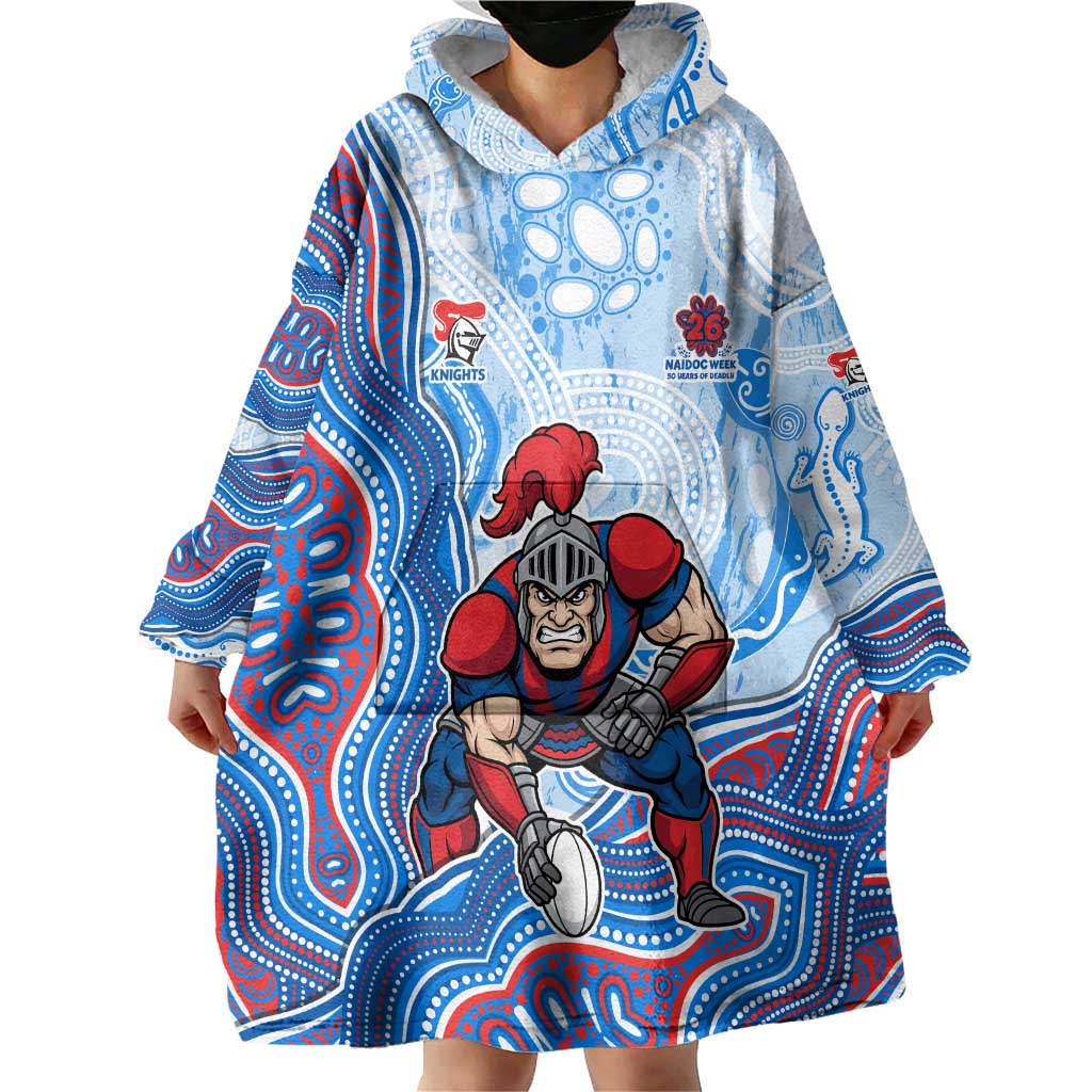 Newcastle Knights NAIDOC Week 2026 Wearable Blanket Hoodie First Nations of Australia Aboriginal Mascot Rugby