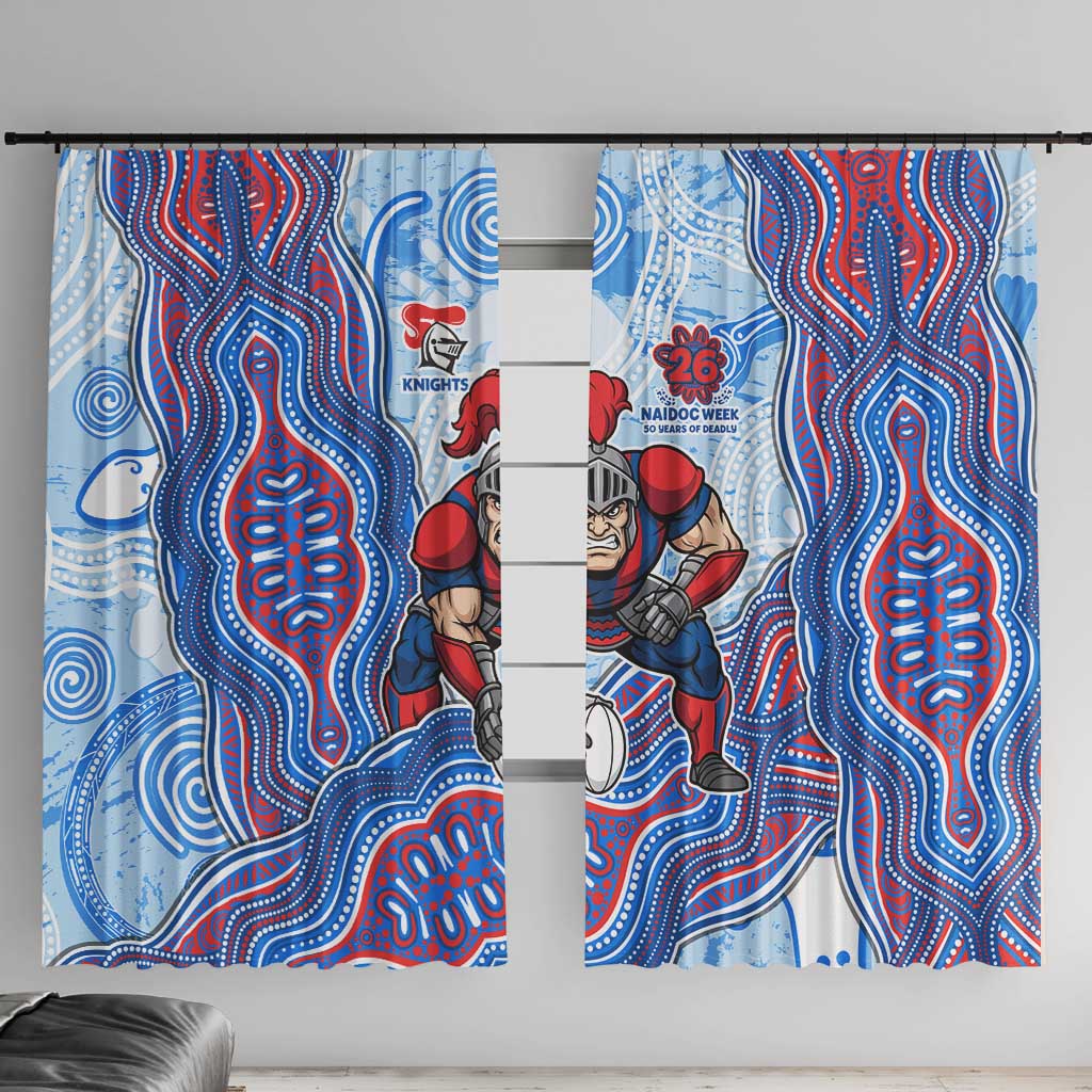 Newcastle Knights NAIDOC Week 2026 Window Curtain First Nations of Australia Aboriginal Mascot Rugby