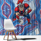 Newcastle Knights NAIDOC Week 2026 Window Curtain First Nations of Australia Aboriginal Mascot Rugby
