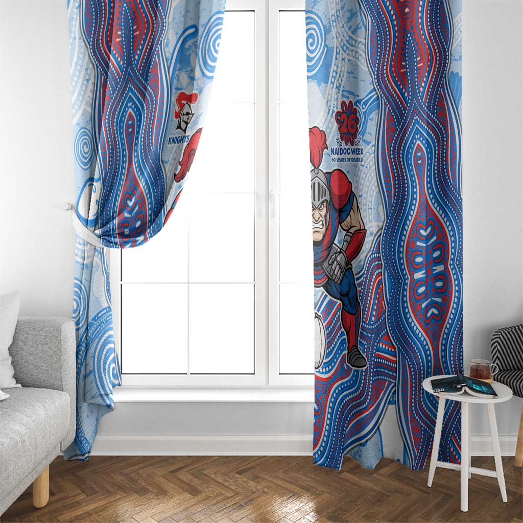 Newcastle Knights NAIDOC Week 2026 Window Curtain First Nations of Australia Aboriginal Mascot Rugby