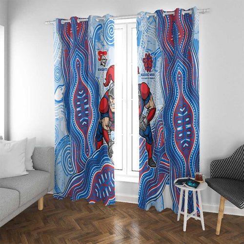 Newcastle Knights NAIDOC Week 2026 Window Curtain First Nations of Australia Aboriginal Mascot Rugby