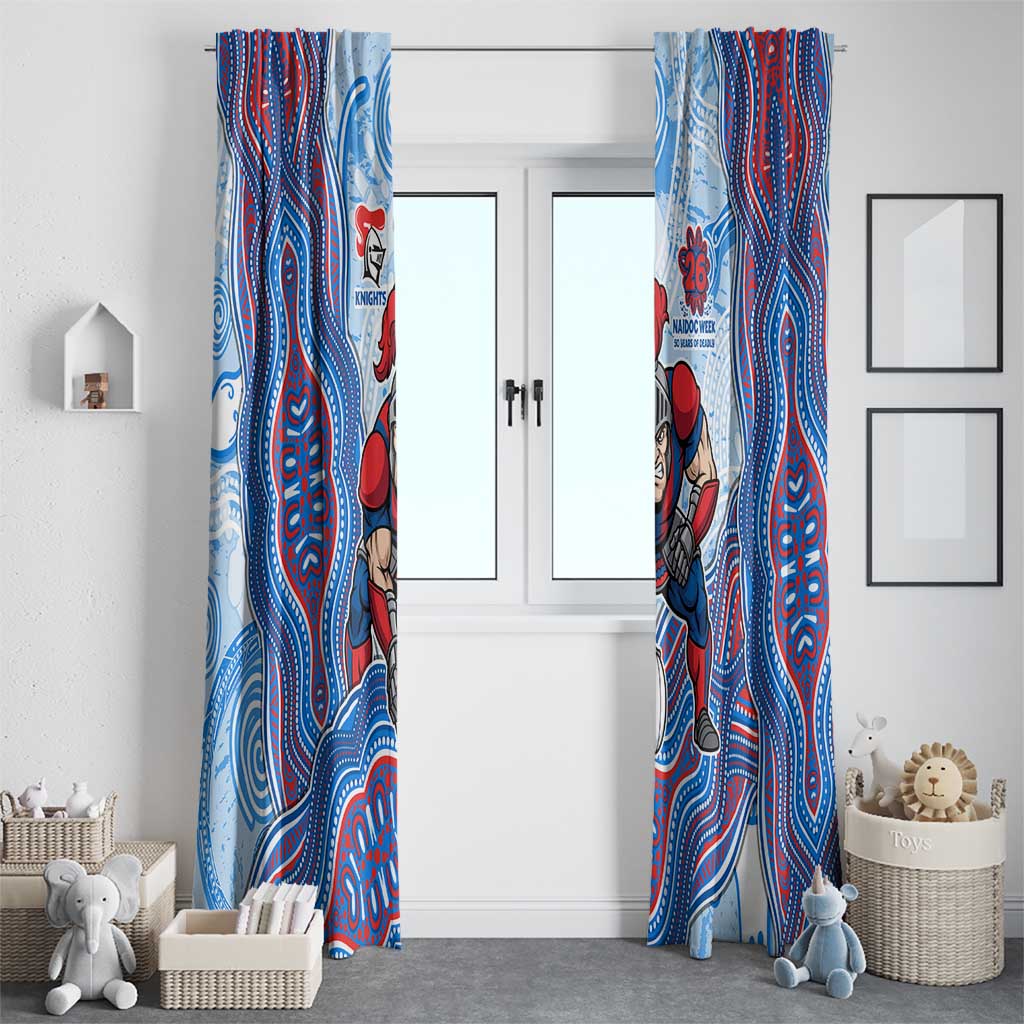Newcastle Knights NAIDOC Week 2026 Window Curtain First Nations of Australia Aboriginal Mascot Rugby