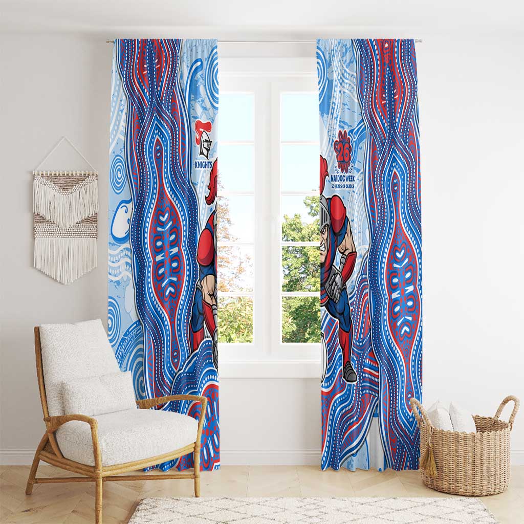 Newcastle Knights NAIDOC Week 2026 Window Curtain First Nations of Australia Aboriginal Mascot Rugby