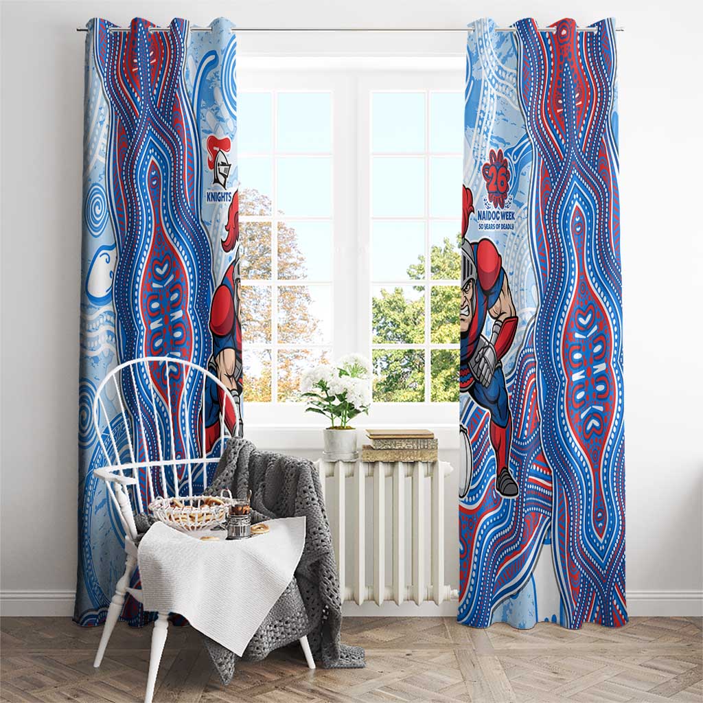 Newcastle Knights NAIDOC Week 2026 Window Curtain First Nations of Australia Aboriginal Mascot Rugby